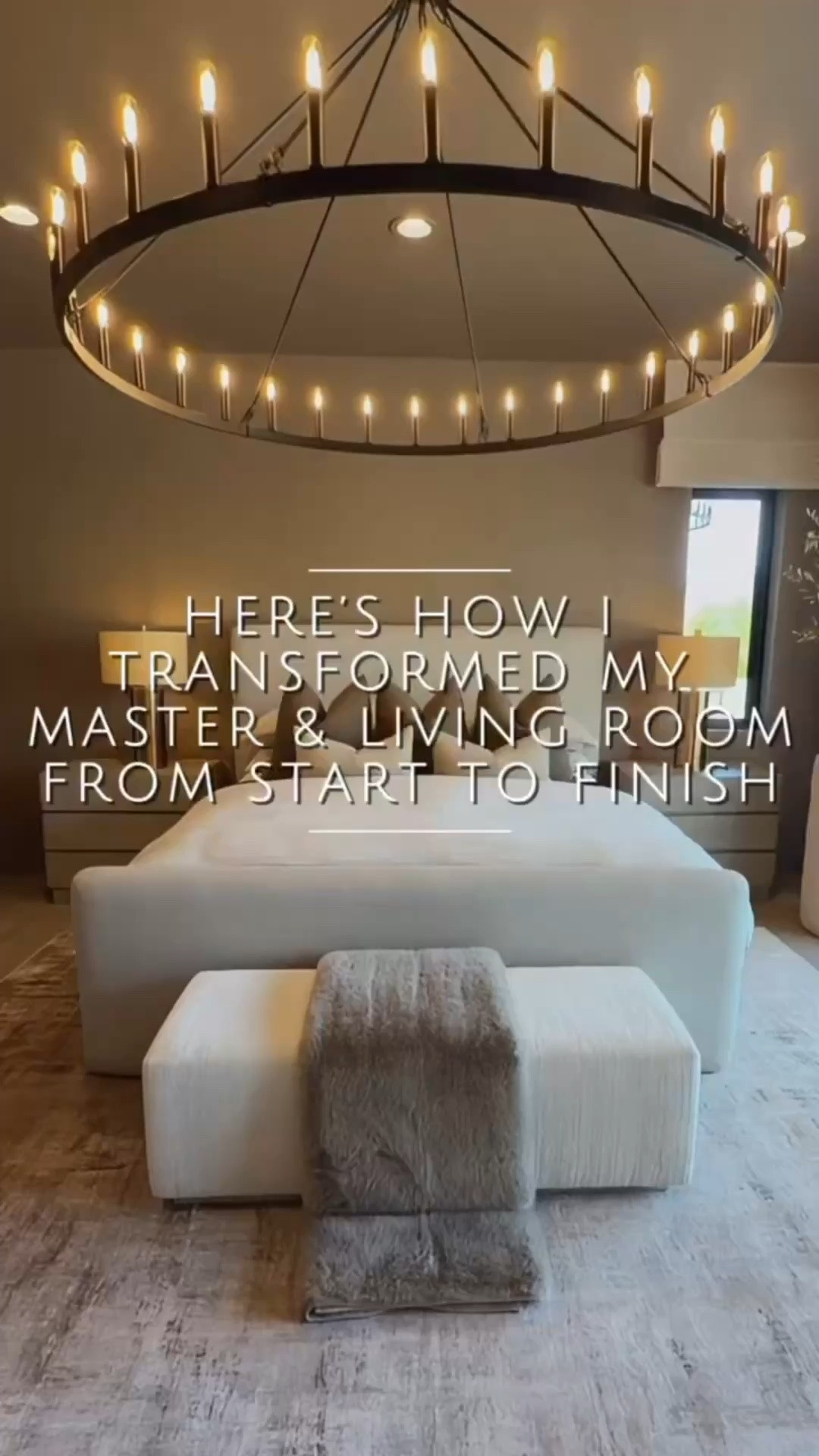 #ad Here’s how I transformed my master & living room from start to finish!

My master bedroom and living room essentials are all from Wayfair! My nightstands and dressers have the perfect modern, minimal look with hidden storage, and I love stacking them for a custom feel. My mirrors make the bedroom feel larger, while my curved bed frame creates the perfect statement.

In my living room, my coffee table, sofas, and accent bench are some of my most asked about pieces! These finds helped create a warm, layered, and inviting space that feels elevated yet comfortable. 🤎

I love creating a home that feels high-end while still being comfortable and livable, and these pieces helped me achieve exactly that.

@Wayfair  #wayfairpartner #wayfair

#LTKHome #LTKselfcare #LTKdayinmylife