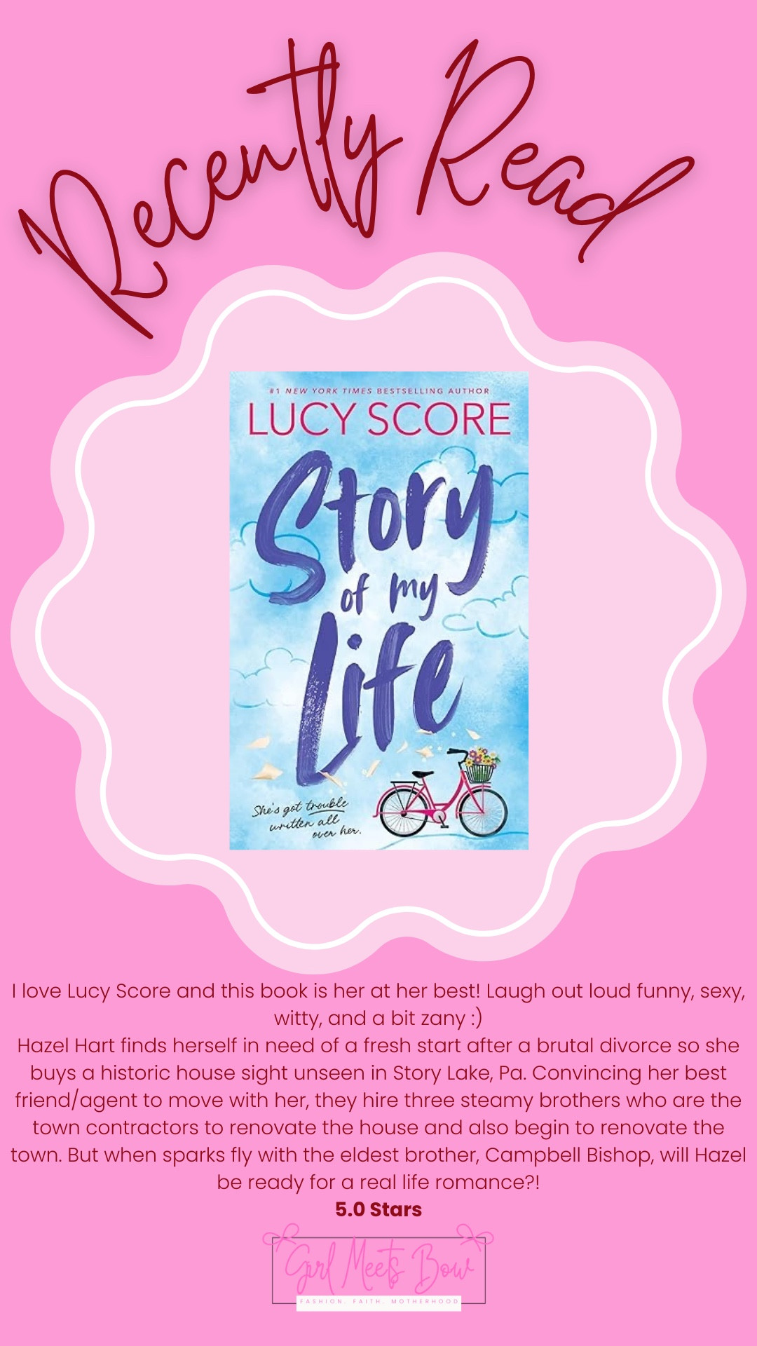 Recently Read: story of my life by Lucy score.

#LTKGiftGuide #LTKFindsUnder50