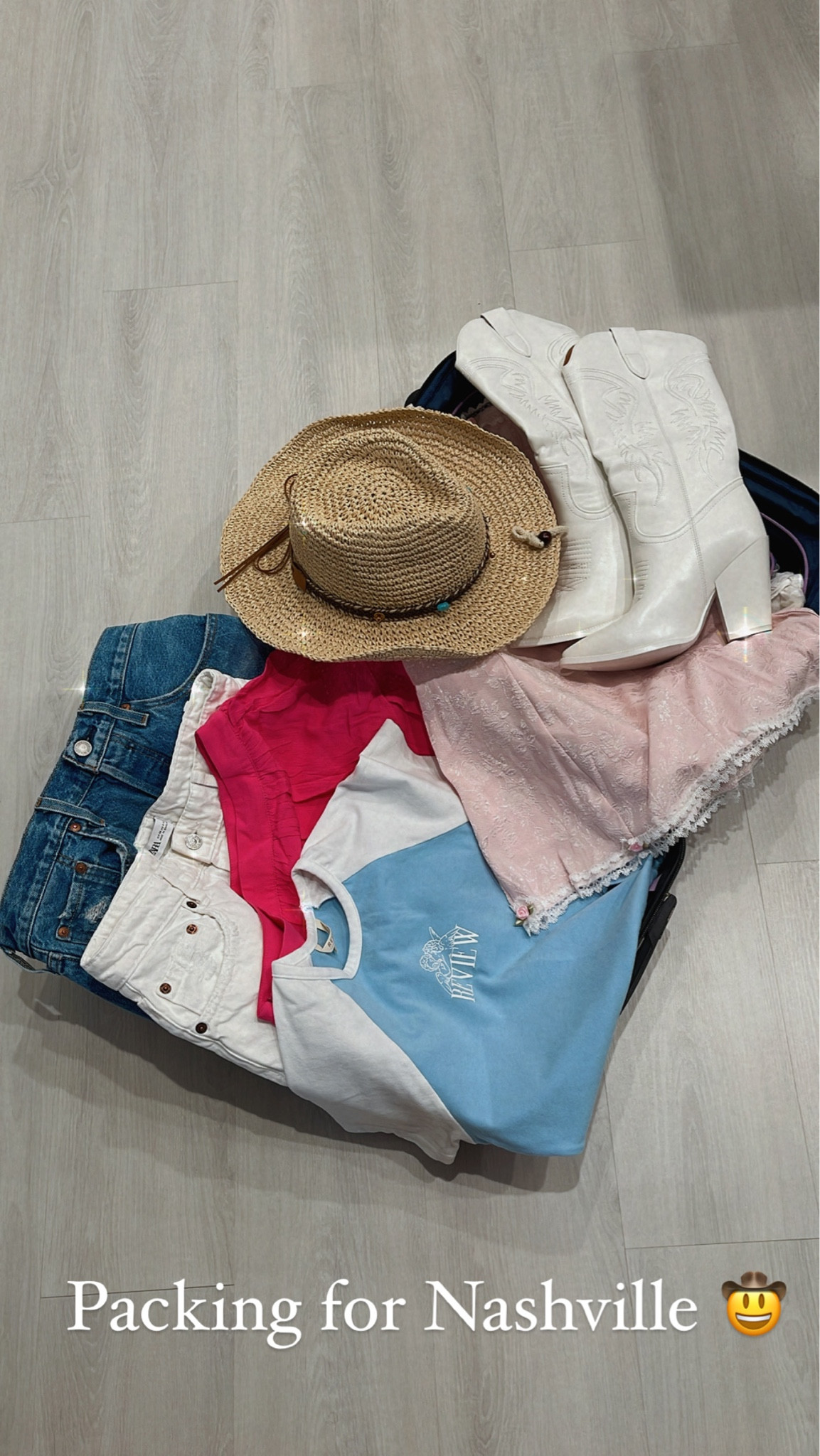 Nashville packing list 

 #boohoo #reddress #summer #summersale #resort #vacation #dress #summerdress #abercrombie #lulus #revolve #nordstrom #vici #patalandpup #pinklily #shoes#priceless #dolcevita #bloomingdales #sandals #summersandals #wedding #weddingguest #weddingdress #bridesmaid #party #festival #top #maxidress #minidress #spring #4thofjuly #sale #under20 #under50 #under100 #amazon #amazonfashion #amazonsale #nordstromsale #sneakers #city #beach #pool #brodetobe #travel #airport #hellomolly #travelessentials #goodmacaroon #spanx #express #work #office #aloyaoga #boots #lululemon #beltbag #purse #summerbag #beachtote #gift #giftidea #datenight #salepicks #resortdress #vacationdress #fitness #twopiece #marchingset #madwell #asos #levis #jeans #denim #h&m #zara #bachelorette #nashville #fashion #style #look #shein #sheinfashion #forever21 #cupshe #cocktaildress #nashville #coastalcowgirl #concert #country #festivaly #beachlook #vici #schutz #freepeople #anthropologie #vincecamuto

#LTKstyletip #LTKtravel #LTKparties