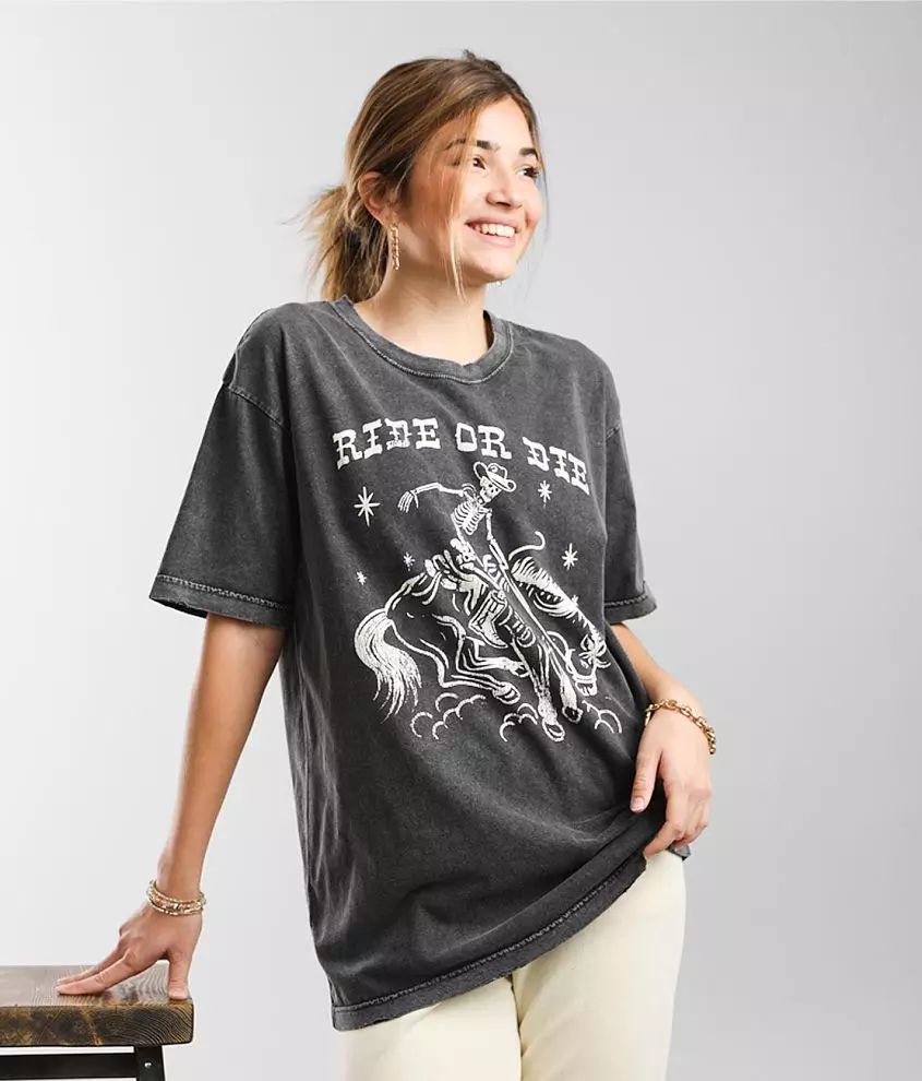 True Line™ Skeleton Ride Or Die T-Shirt | Buckle