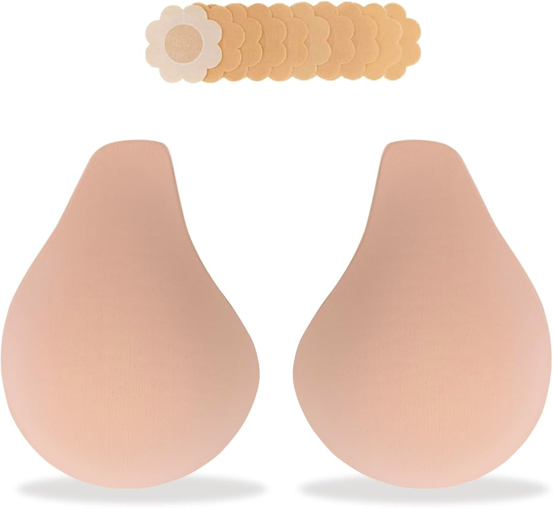 Bontierie 2026 Seamless Added Lift Nipple Covers Ultra-Thin Reusable Push up Sticky Pasties | Amazon (US)