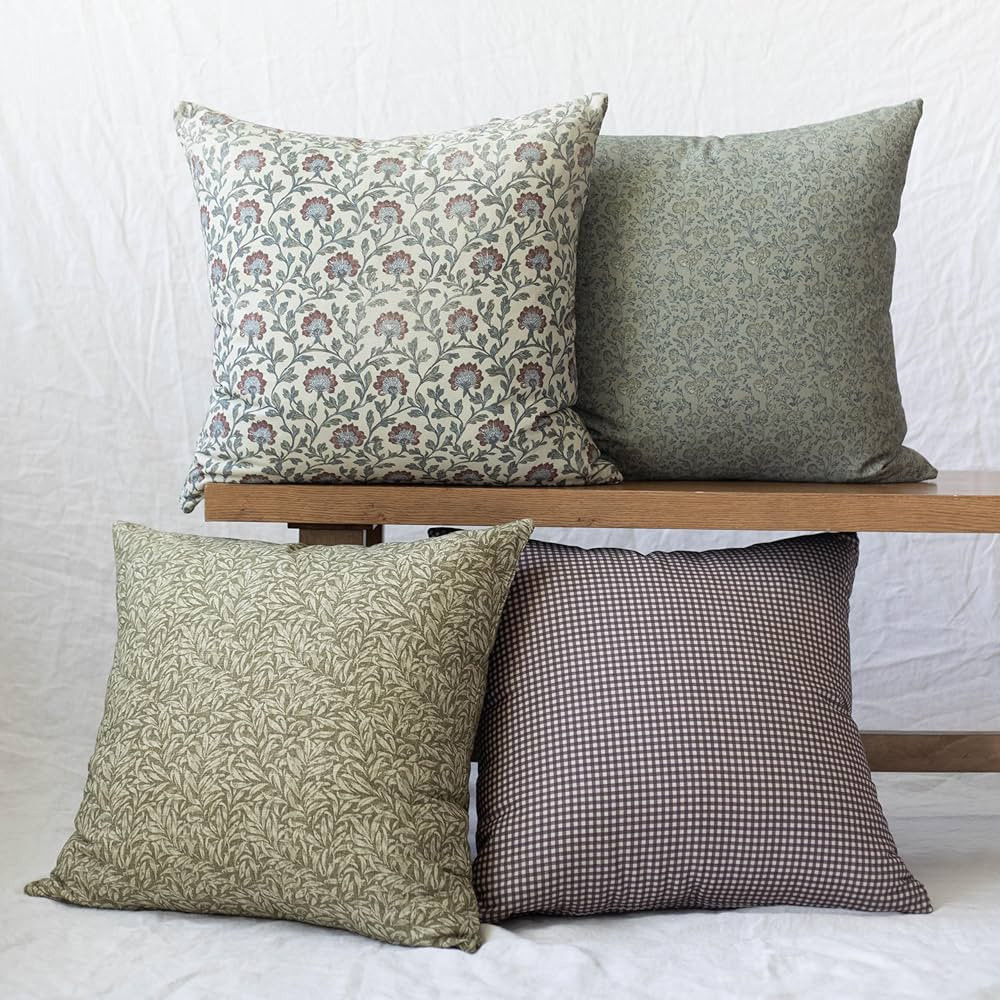 Woven Nook - Fall 2025 4 Pack - Decorative Throw Pillow Covers - Durable Quality & Machine Washab... | Amazon (US)