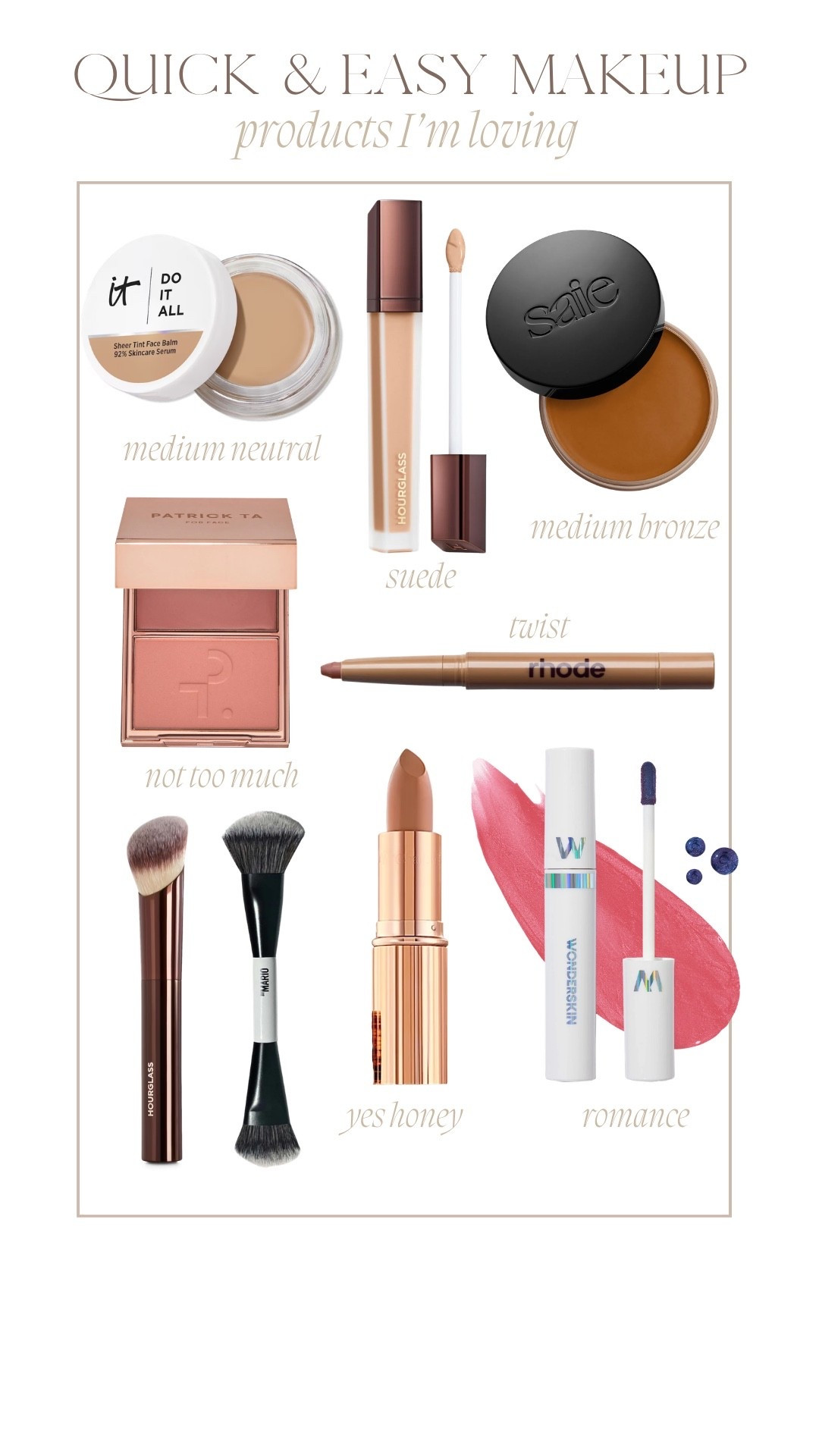 Quick & easy makeup routine I’m loving 

#LTKgrwm #LTKBeauty #LTKmomlife