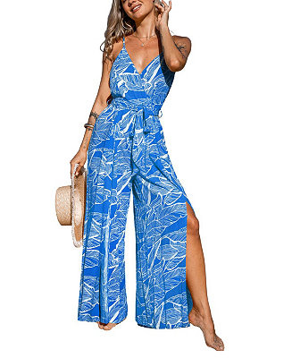 Women's Palm Oasis Tropical Jumpsuit | Macy's