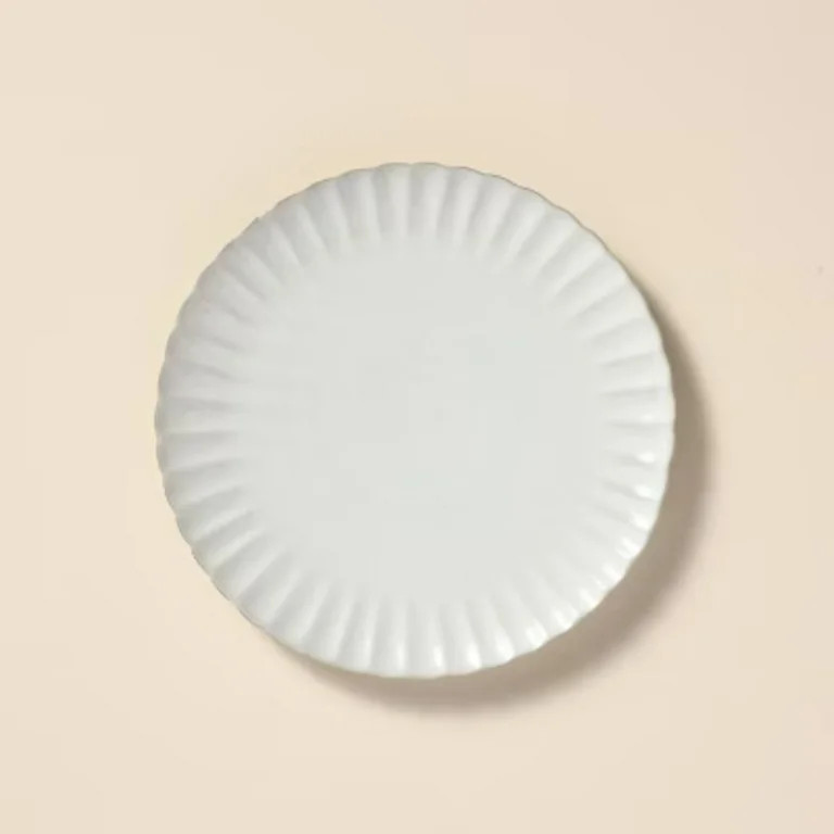 8.5" Scalloped Edge Stoneware Salad Plate - Walmart.com | Walmart (US)