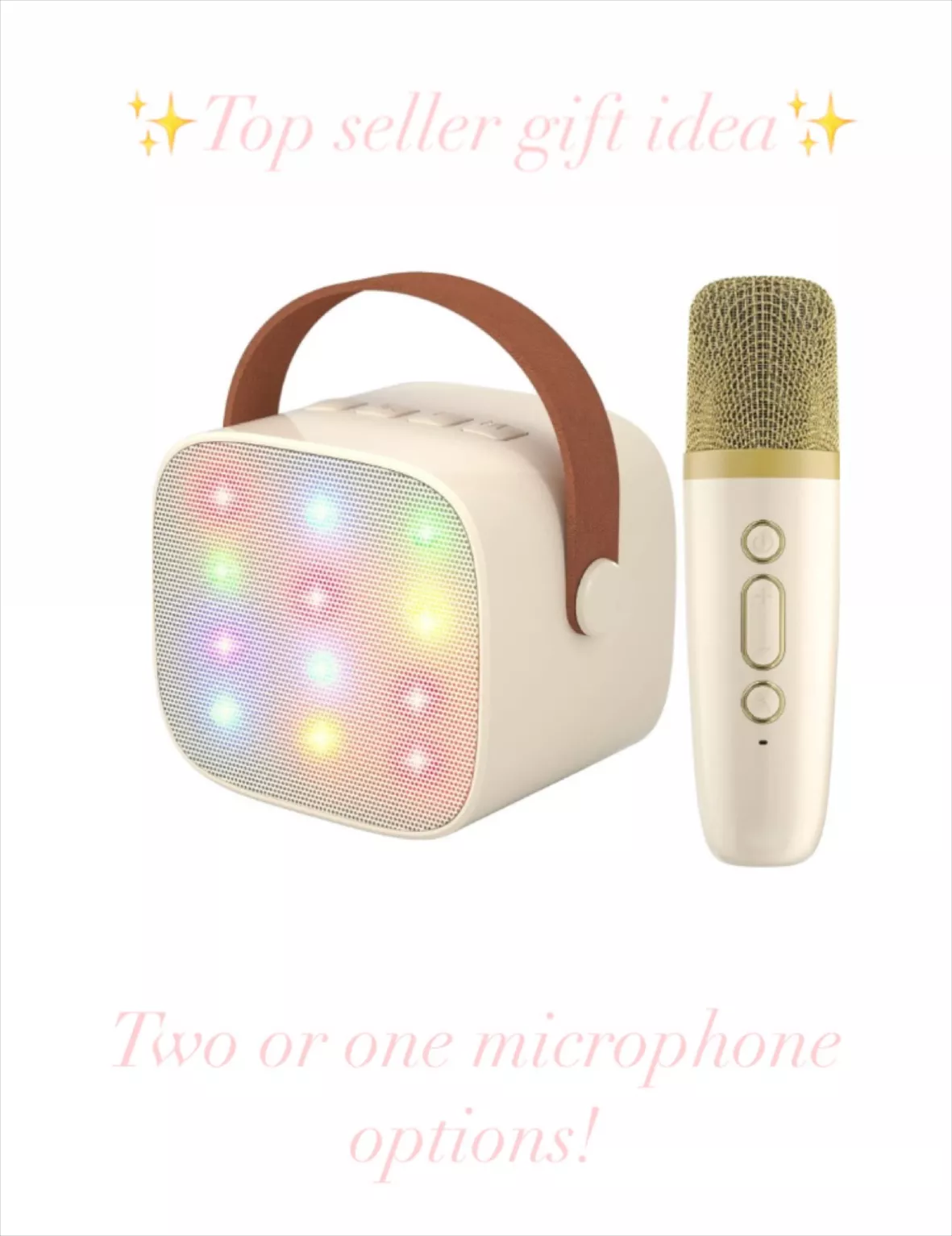 YLL Kids Karaoke Machine Portable Bluetooth Speaker with Wireless