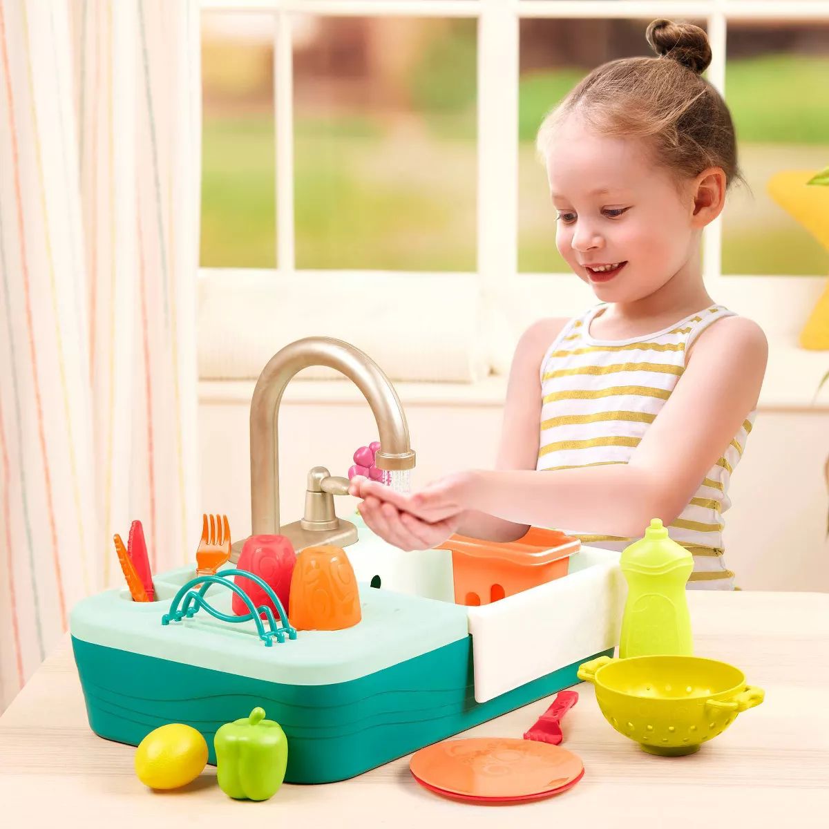 B. toys Kitchen Sink Play Set - Splash-n-Scrub Sink | Target