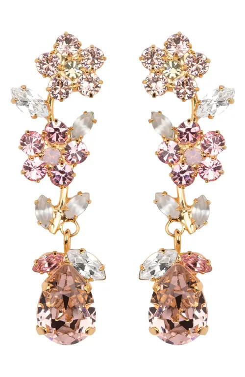 Jennifer Behr Freesia Drop Earrings in Vintage Rose at Nordstrom | Nordstrom