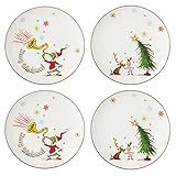 Lenox Grinchie Gifts Accent Plates, S/4, 3.90, Green | Amazon (US)