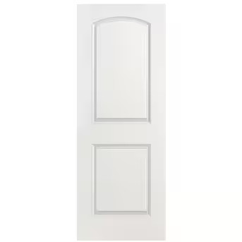 Masonite Roman 30-in x 80-in x 1.375-in 2-panel Round Top Hollow Core Molded Composite Slab Door | Lowe's