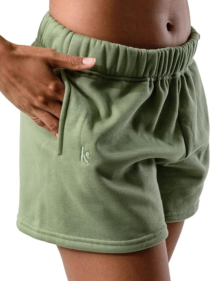Kamo Fitness CozyTech Sweat Shorts Women High Waisted Lounge Comfy Casual with Pockets | Amazon (US)