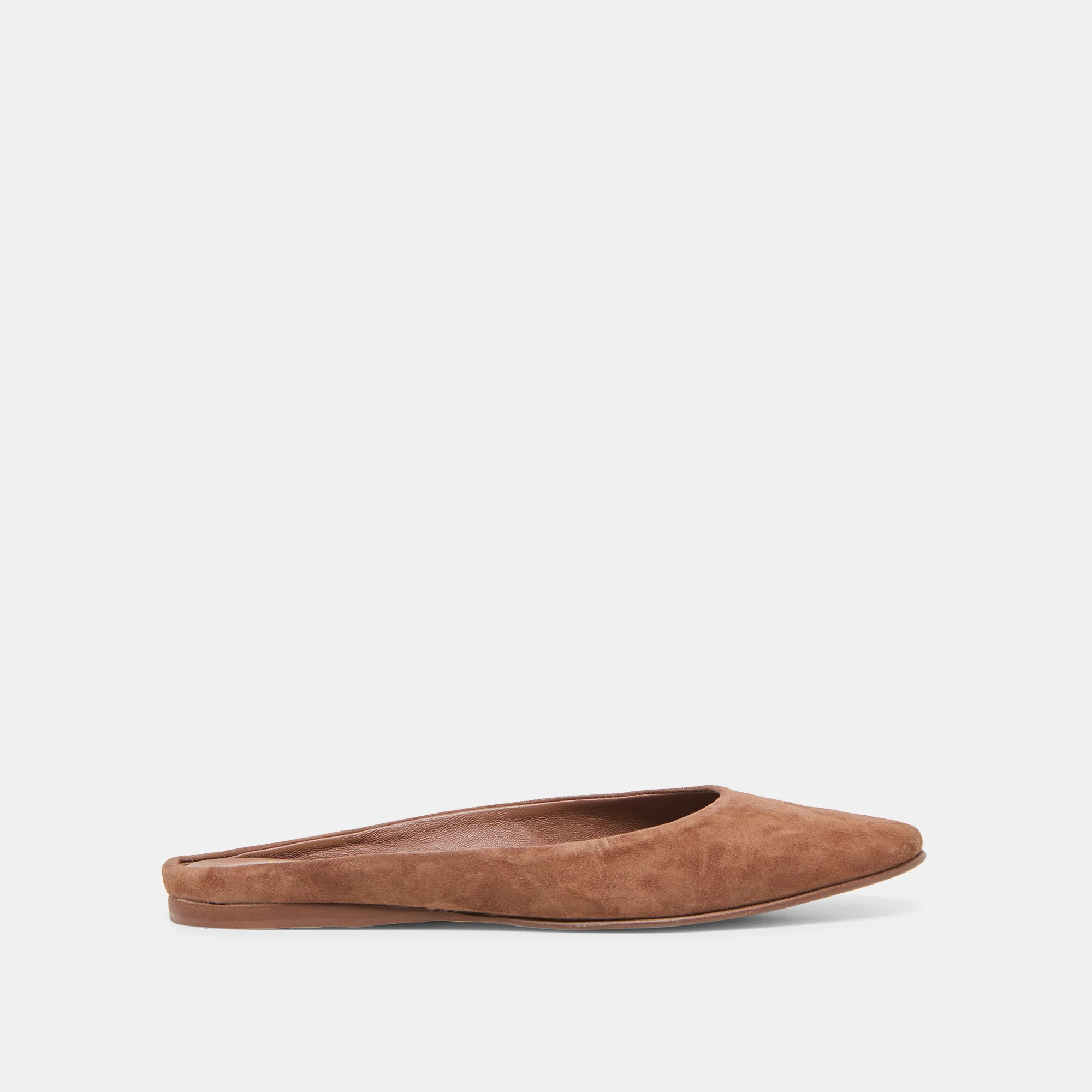 Eila Dk Brown Suede Flats | Dolce Vita | DolceVita.com