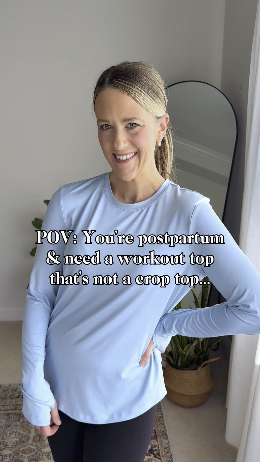 The perfect workout tops for getting back to the gym postpartum. Longer, loos fitting and covers my 🍑

#LTKFitness #LTKActive #LTKFindsUnder50