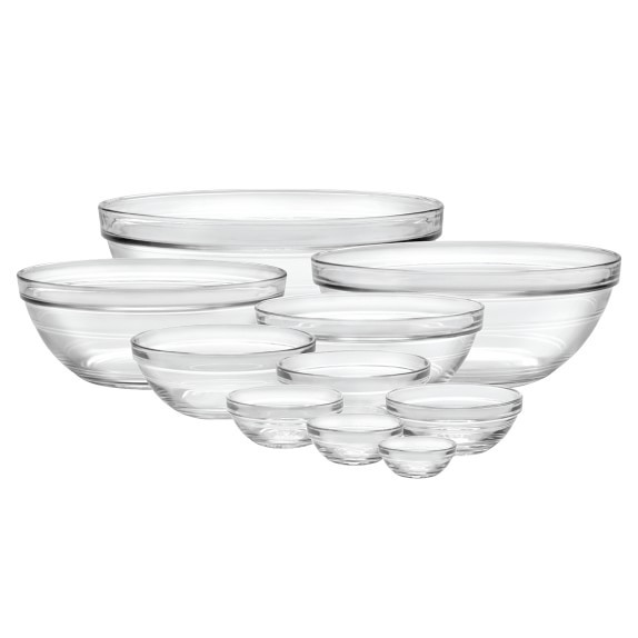 Duralex 10-Piece Mixing Bowl Set | Williams-Sonoma