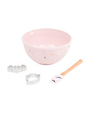 Embossed Ghost House Large Mixing Bowl Set | Marshalls