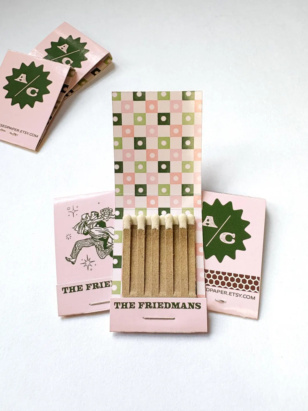 Custom Matchbooks, Wedding Favors, Printed Design, Not a Sticker, Personalized Made-to-Order Matc... | Etsy (Global)