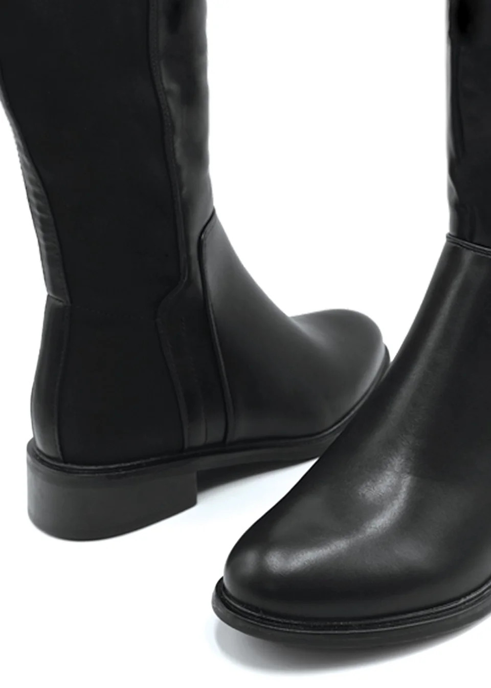 Where's That From Parker Knee High Boots In Black | Matalan (UK)
