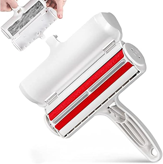 ChomChom Pet Hair Remover - Reusable Cat and Dog Hair Remover for Furniture, Couch, Carpet, Car S... | Amazon (US)