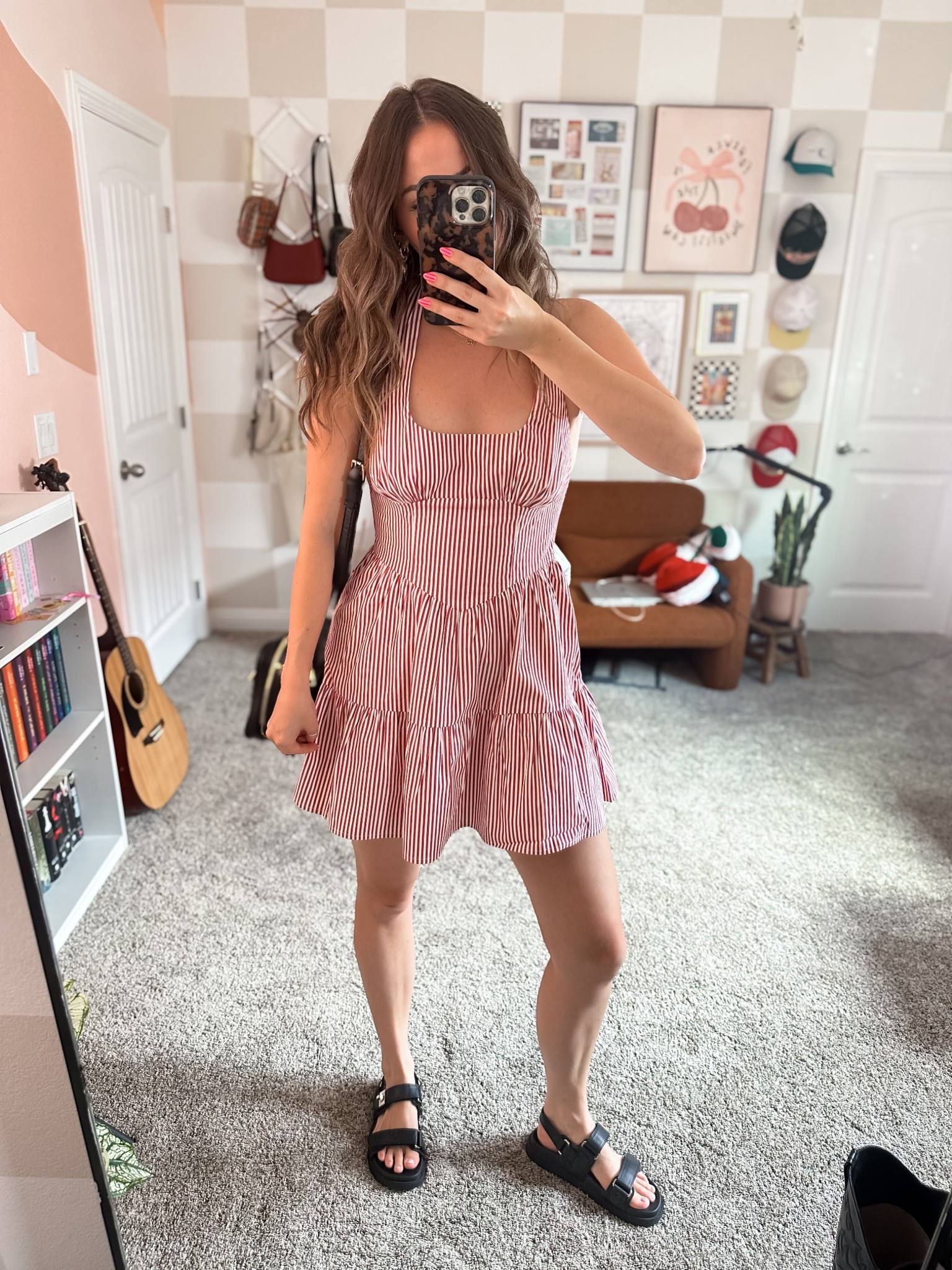 Wearing size medium dress! 

#LTKFindsUnder50