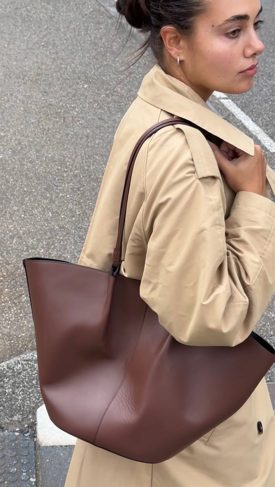 Outfit details ✨

outfit inspiration, Sezane tote bag, brown bag, Mango, camel trench coat, Nederland. 

#LTKSeasonal #LTKstyletip #LTKeurope