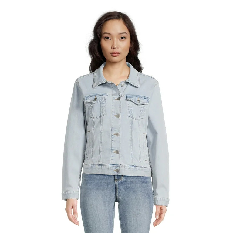 Time and Tru Women's Denim Jacket, Sizes XS-XXXL | Walmart (US)