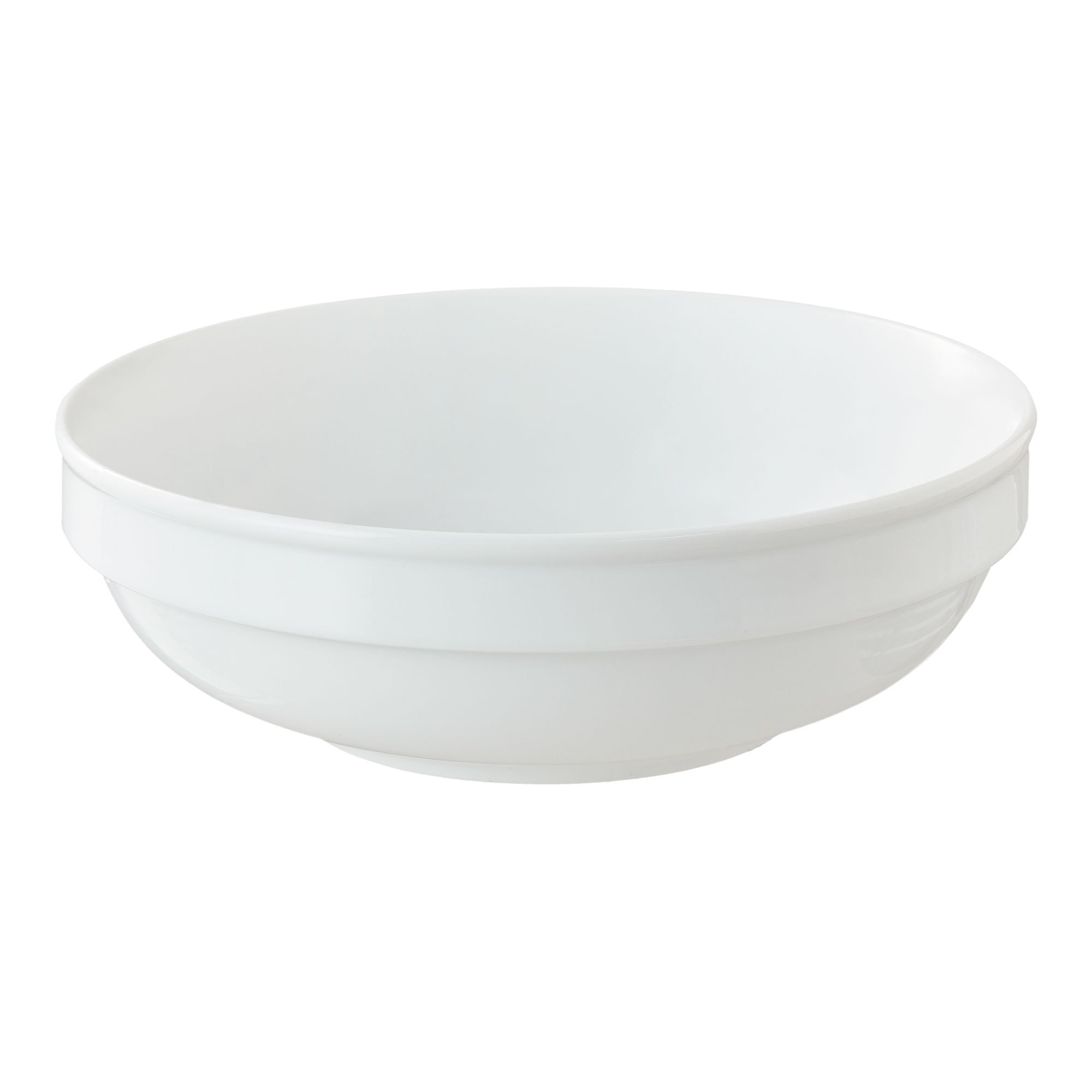 Better Homes & Gardens Stacked Seger White Dinner Bowl, 1 Piece - Walmart.com | Walmart (US)