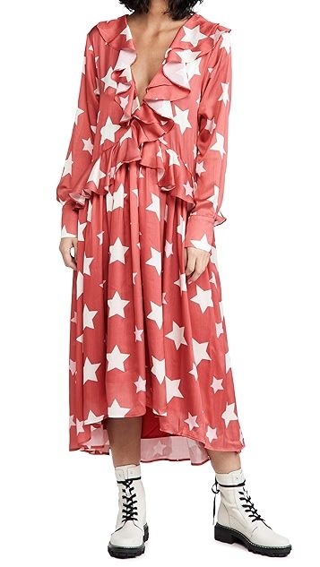 Star Baker Ruffle Midi Dress | Shopbop