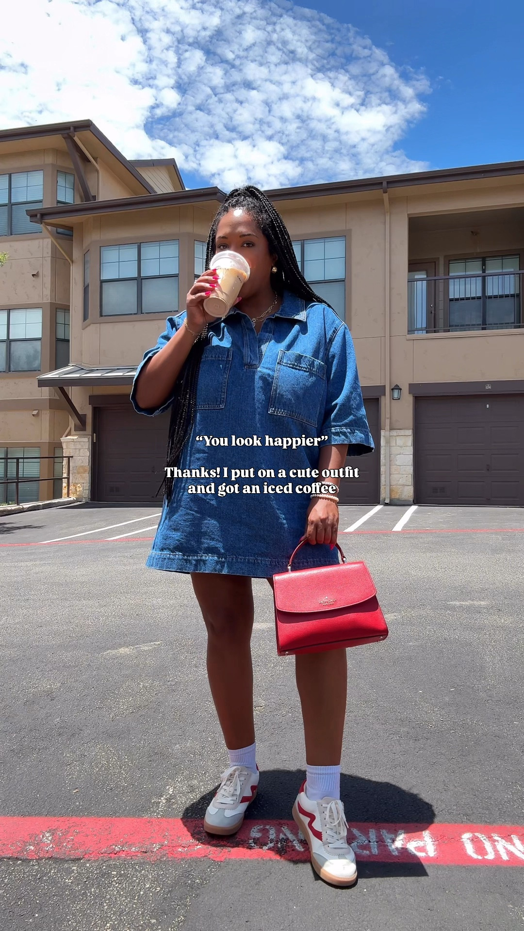 Coffee run outfit! I love this denim dress. I tagged similar options below 

#LTKStyleTip #LTKFindsUnder100 #LTKMidsize