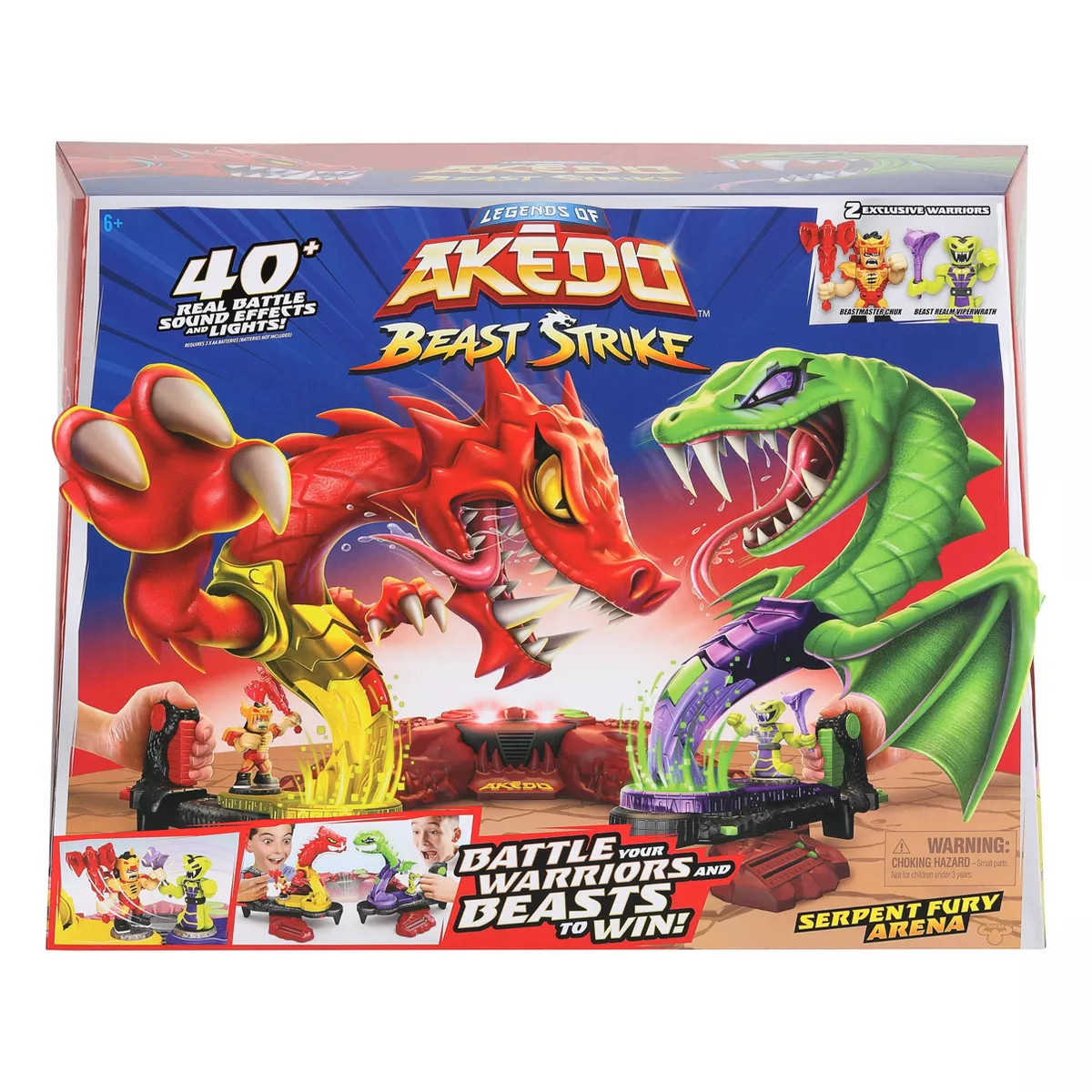 Legends of Akedo Beast Strike Serpent Fury Arena Playset | Target