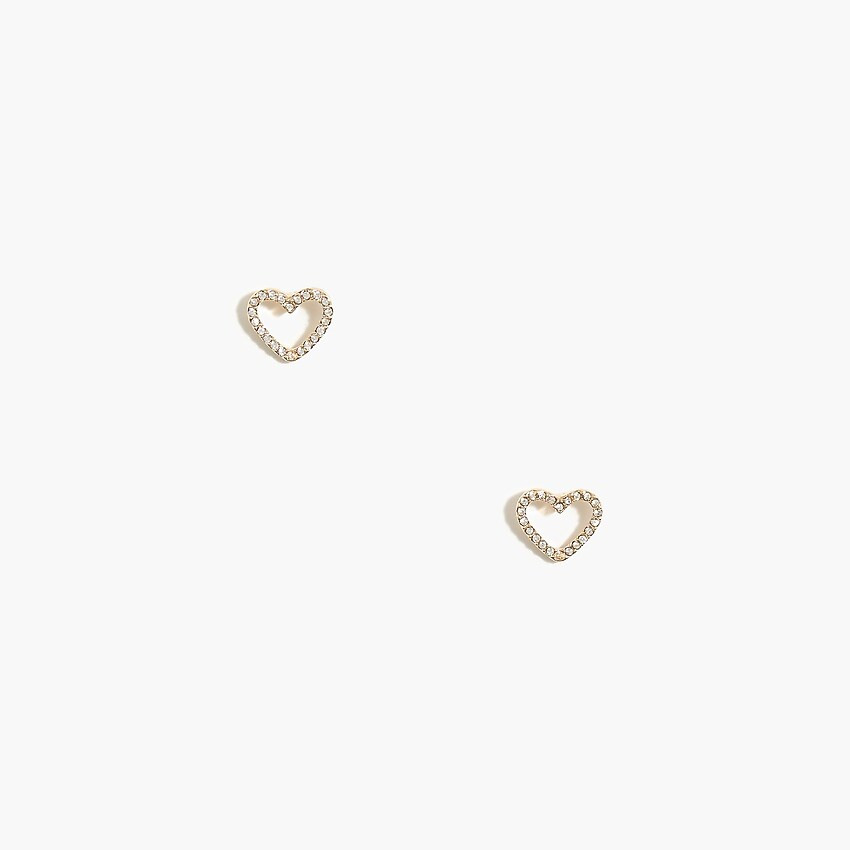Heart stud earrings | J.Crew Factory