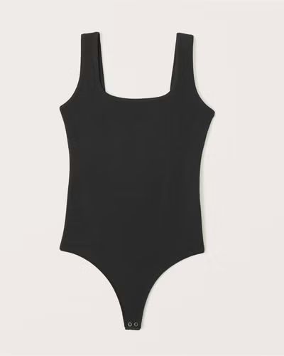 Cotton Seamless Fabric Tank Bodysuit | Abercrombie & Fitch (UK)