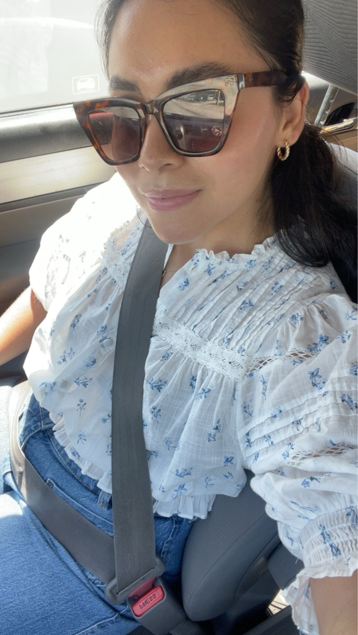 I love this blouse because it’s so versatile to use. You can dress it up or down. I love to wear it casually for appointments, kids outing, or running errands.

I’m wearing size small I’m 34B

#LTKmomlife #LTKootd