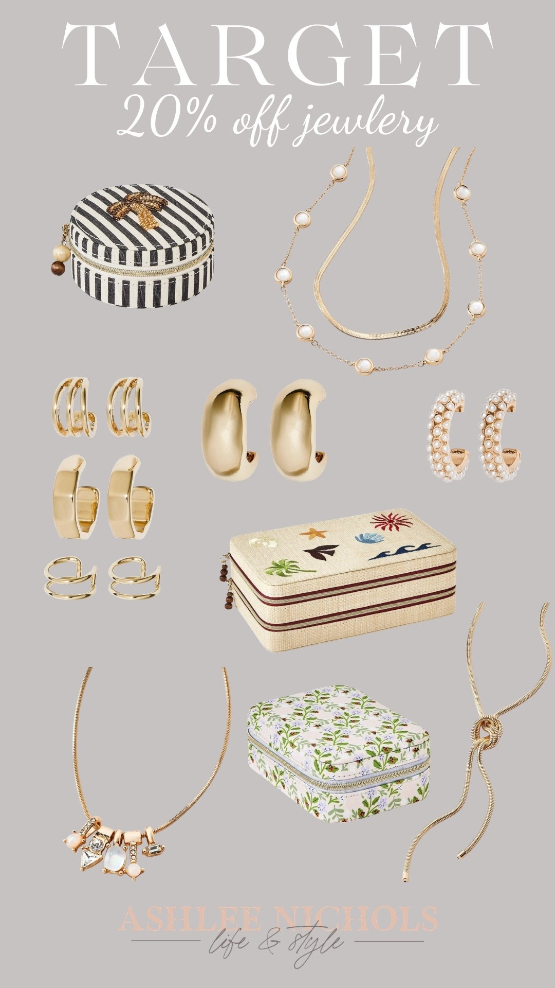 Target 
Jewelry jewelry box 
20% off 