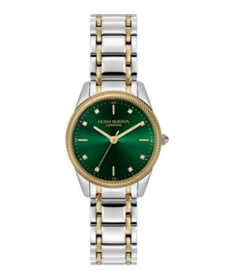 Olivia Burton Women's Egerton Two Tone Stainless Steel Bracelet Watch, 28mm - Two-Tone | Macy's