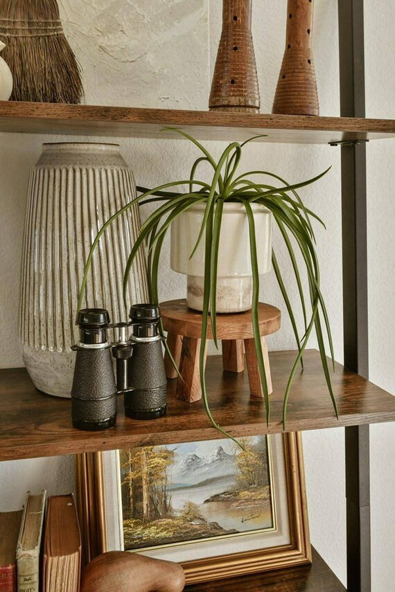 Round  Handmade Wooden Decorative Stool | Plant Stool | Decorative Stool | Plant Stand | Decorati... | Etsy (US)