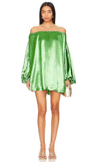 Andros Mini Dress in Peridot Green | Revolve Clothing (Global)