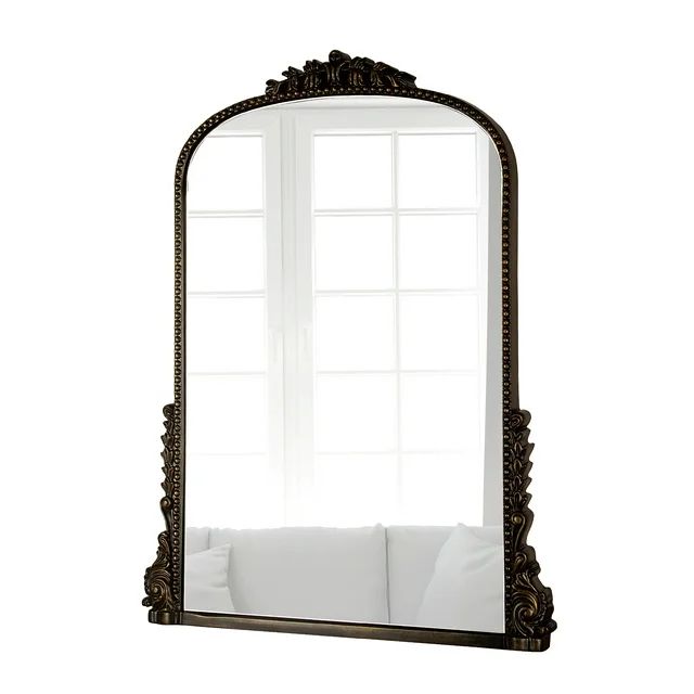 Vintage Baroque Arch Wall Mirror Antique Gold Mirror Wall Decor for Living Room Home 31.5" x 23.6... | Walmart (US)