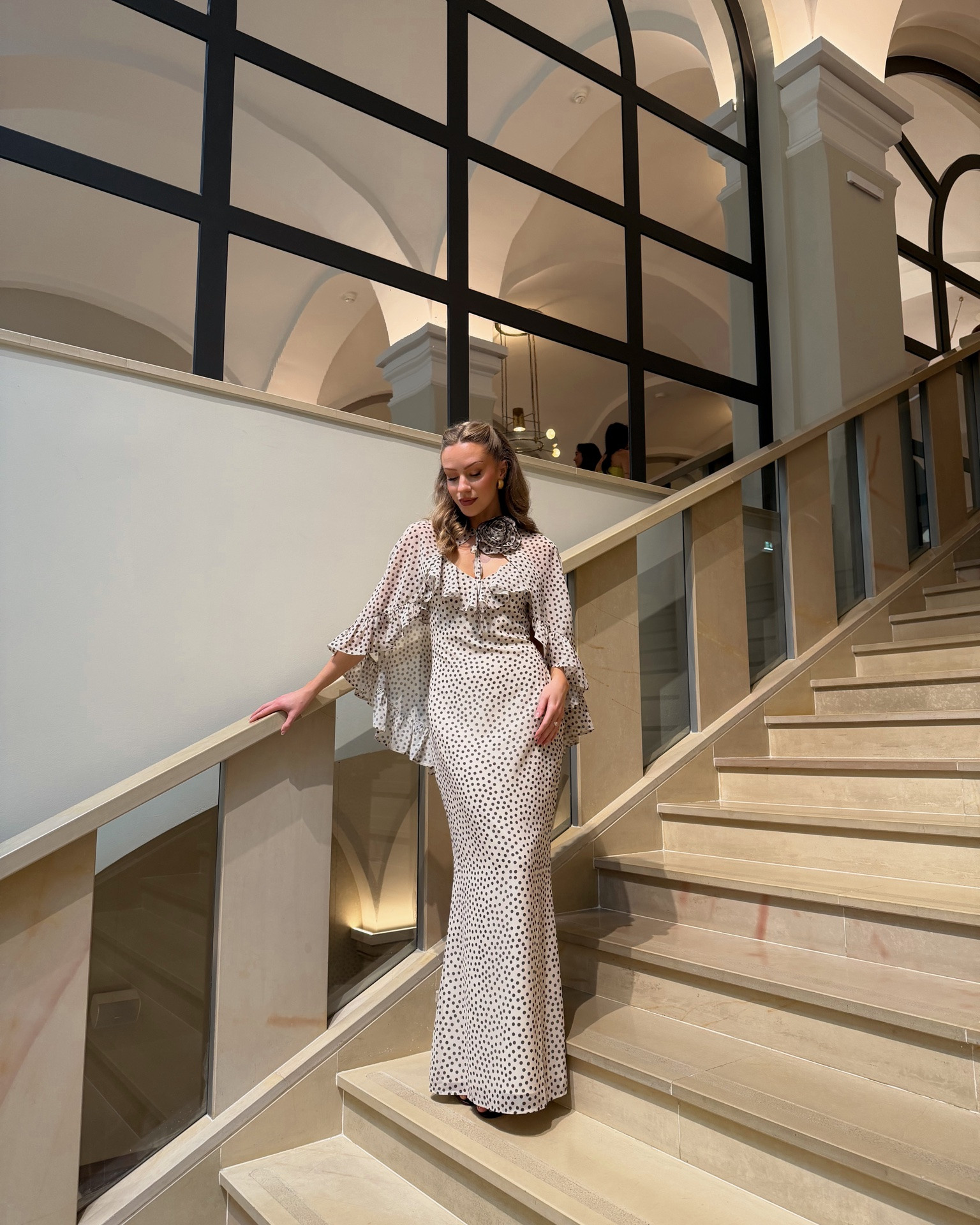 Polka dot dress, occasion wear, maxi dress, summer dress, cape dress, wedding guest dress, races dress

#LTKuk #LTKspring #LTKdresses