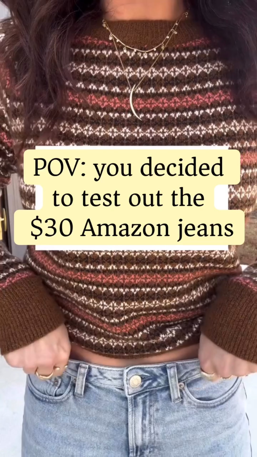 Say “AMZ” and I’ll send over the info for these $30 jeans! 

I was surprised with how good they look! 👏🏼

#LTKOver40 #LTKootd