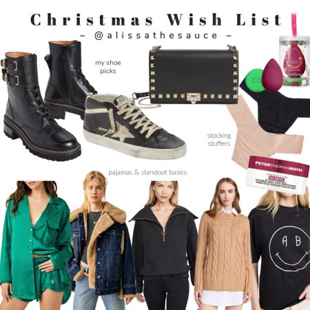 My Christmas Gift 🎁 List
I love all the standout basic pieces, this shearling denim jacket is such a yes! Chic black combat boots and black golden gooses to add to my collection 👍🏼 stocking stuffers I always needs and a little something special 

#LTKGiftGuide #LTKshoecrush #LTKHoliday