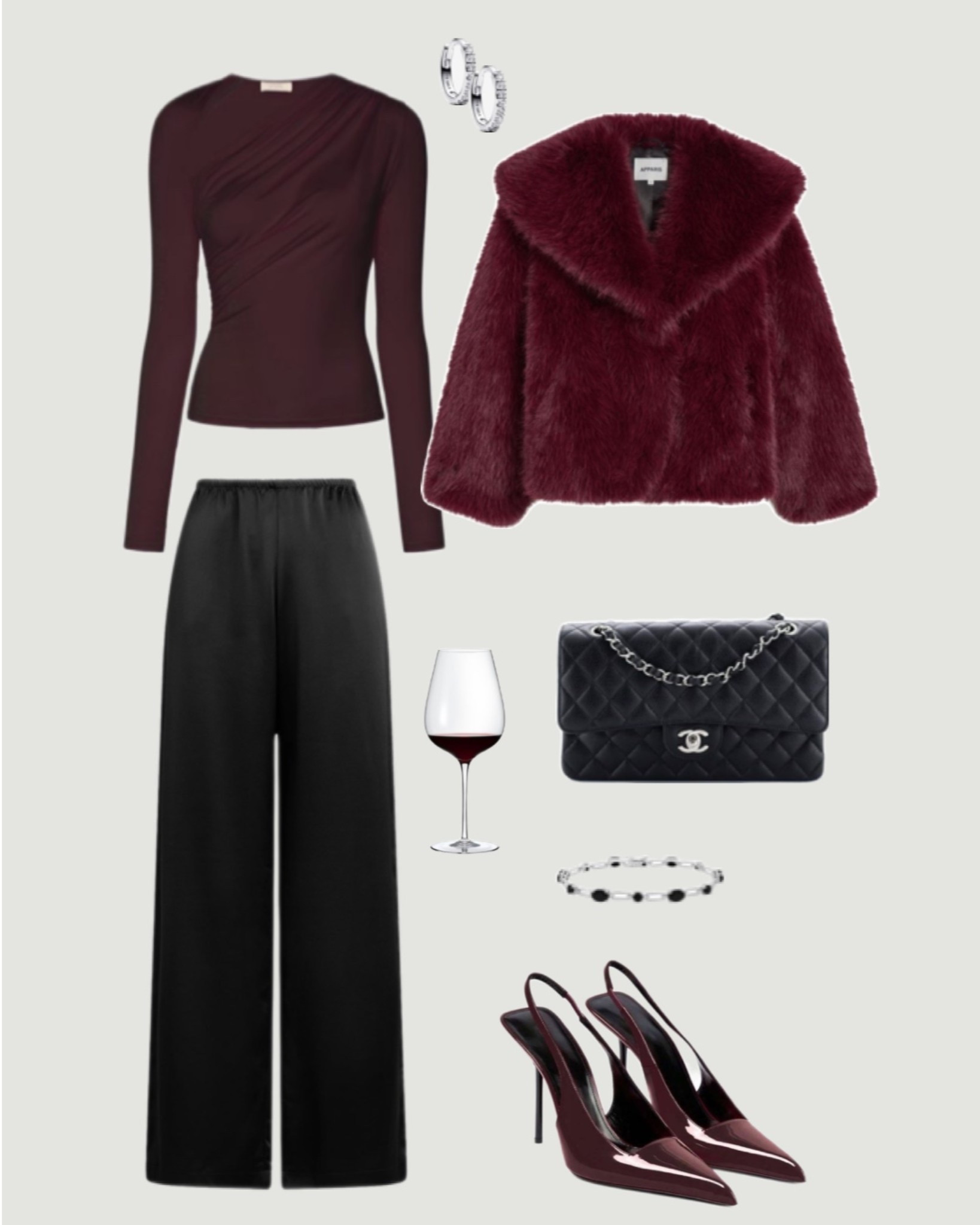 Burgundy winter night out look 🤍

fur coat outfit, burgundy outfit, winter night out outfit, dressy winter outfit, wide leg pants outfit, chic winter look, holiday party outfit, dinner date outfit, elevated basics, faux fur jacket outfit, women winter fashion, classy evening outfit, luxury inspired outfit, cold weather style, neutral winter outfits, trendy winter look, Burgundy fur coat outfit, faux fur coat, going out style, date night outfit, girls night outfit ideas, valentine outfit, winter fashion, cold weather chic outfit 

#LTKSeasonal #LTKValentine