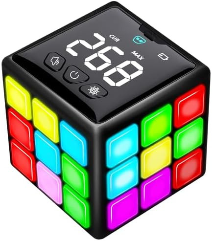 Rechargeable Game Handheld Cube - 15 Fun Brain & Memory Game with Score Screen - Christmas Easter... | Amazon (US)