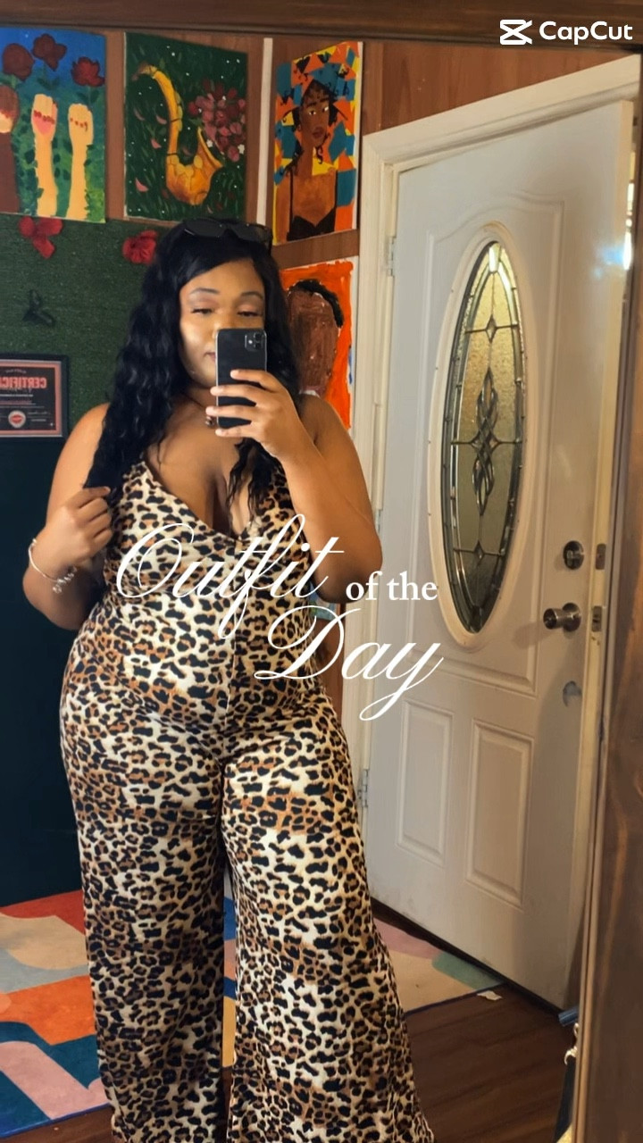 Outfit of the day Jumpsuit 
Coach bag 
Pandora bracelets 
I got mines from SHEIN 

#LTKPlusSize #LTKItBag #LTKFindsUnder50
