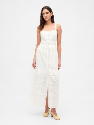 Lace-Trim Maxi Dress | Gap (CA)