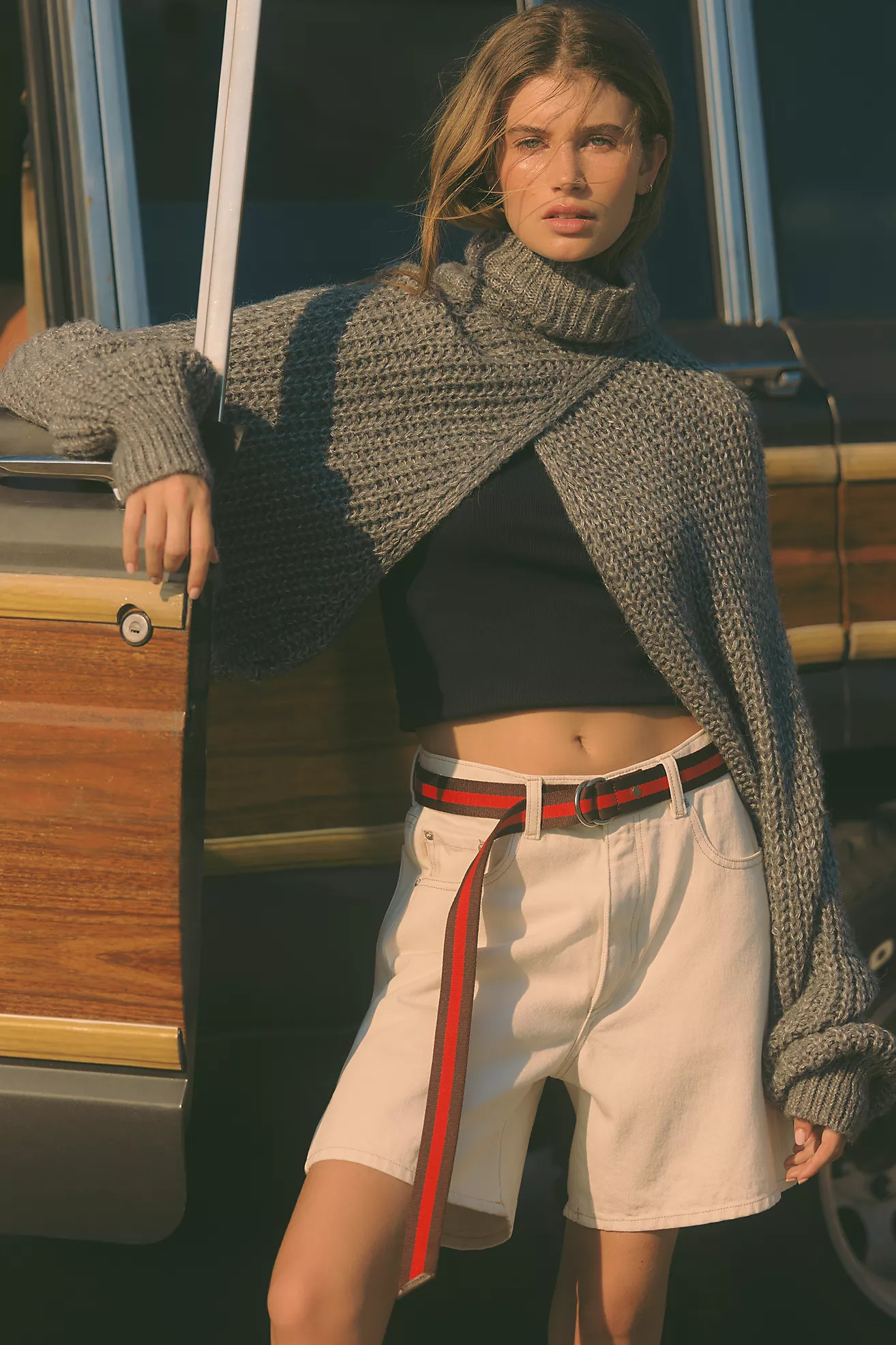 By Anthropologie Cable-Knit Draped Shrug | Anthropologie (US)