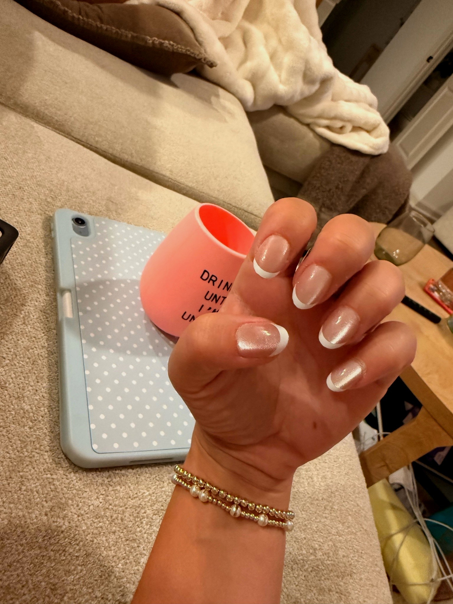 My little salon secret… these are glue-ons 💅🏻🤍

Glamnetic nails have been such a money saver these past few months and I absolutely love them!! The hold is SO good and the package comes with everything you need. This pearly French tip is just so pretty 🫶🏻

Linking my nail favorites here!

#LTKgrwm #LTKBeauty #LTKselfcare