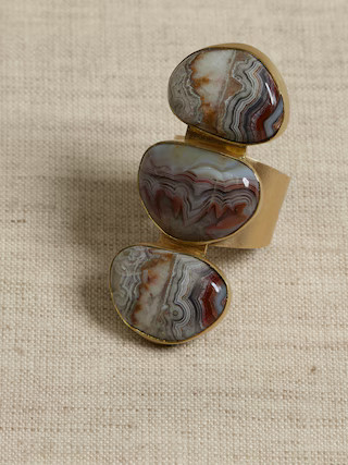 Crazy Lace Triple Agate Ring &amp;#124 Aureus + Argent | Banana Republic (US)