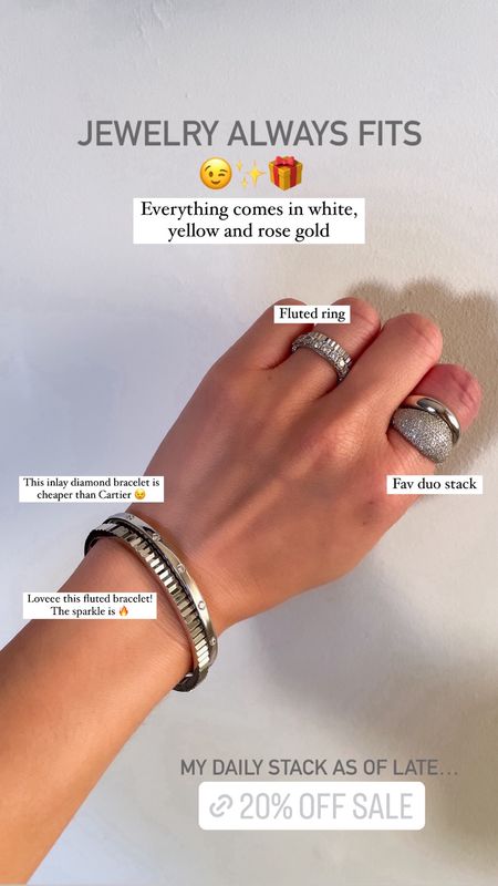 Didn’t get what you wanted for Mother’s Day?! Take matters into your own hands 😜🛍️ My favorite jewelry brand is having a 20% off fine jewelry sale for Mother’s Day! Sharing my daily stack as of late and a few favs. Jewelry always fits and is the perfect gift for her or yourself. RUN!

Gift guide, Mother’s Day gift guide, gifts for her, gift ideas for mom, gift ideas, fine jewelry, white gold jewelry, gold jewelry, wedding gift ideas, bridesmaid gift ideas, sale, The Stylizt 



#LTKGiftGuide #LTKWedding #LTKSaleAlert