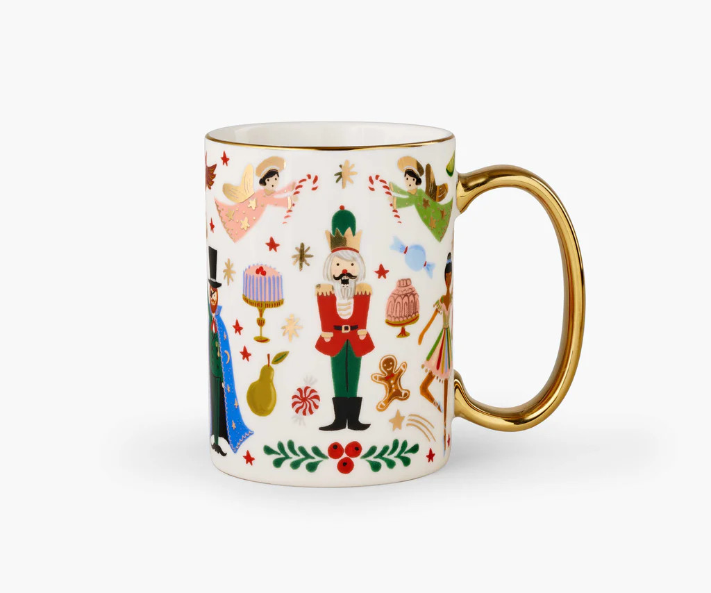 Holiday Porcelain Mug - Nutcracker | Rifle Paper Co.