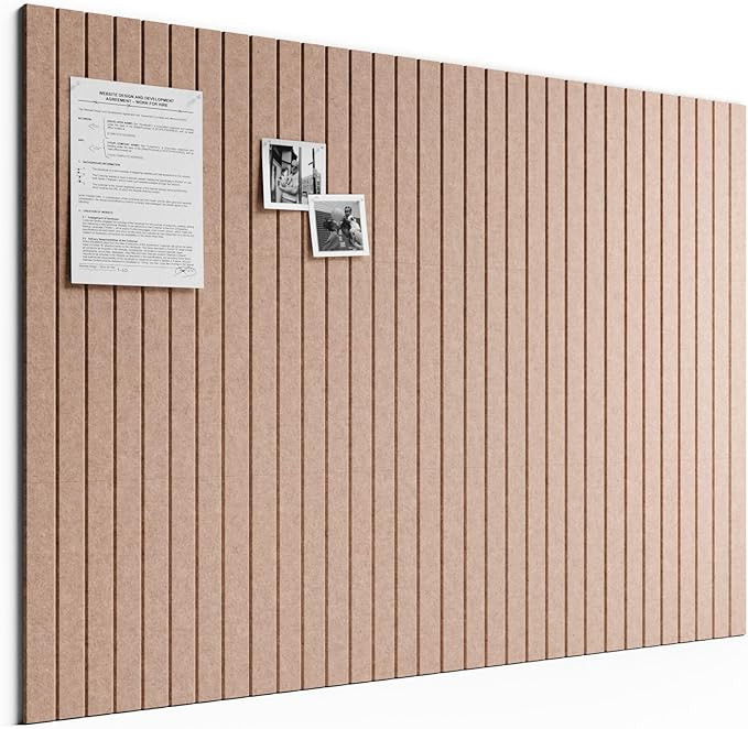Bumusty Large Cork Board Alternative-48 x 36" Felt Bulletin Board Tiles, with 30 Pushpins, 70 Adh... | Amazon (US)